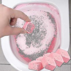 Automaattinen wc-istuimen puhdistusaine poretabletti wc: lle nopea virtsanpoistoaine virtsan tahradeodorantti keltainen lika wc-puhdistustyökalu-DF...