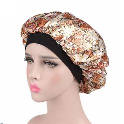 Besser Lady Satin Silk Sleeping Cap Nat Sleep Hatte Hair Care C