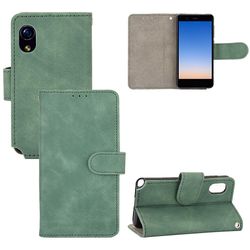 Etui til Rakuten Mini Cover Premium læder med kortholder Flip Folio magnetisk etui etui - sort Grøn