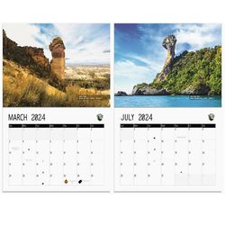 Eocici Natur Dick Pics 2024 Kalender,Morsom veggkunst Gag Humor Prank Kalender Gaver