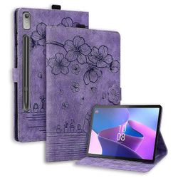 Kissan nahkakotelo Lenovo Tab P12 12.7: lle (FPK12) Violetti