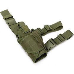 Jagt militær Universal Taktisk Drop Ben Lår Gun Hylster OD