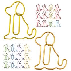 60 kpl suloisia koiran muotoisia paperiliittimiä ja eläinkirjanmerkkejä toimistoon, kouluun ja kotiin – hauskoja tarvikkeita koiran ystäville ja op...