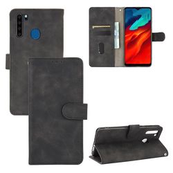 Etui til Blackview A80 Pro Cover Premium læder med kortholder Flip Folio magnetisk etui etui - sort