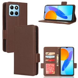 Foxdock Kompatibel med Honor 70 Lite Case Wallet Design magnetisk lukningsdæksel med kickstand-kortspor Brown