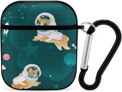 AIR Taske til AirPods 21 BlackCartoon walisiske Corgi-hunde