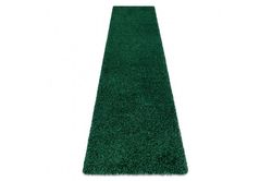 RugsX Tæppe, Runner SOFFI lurvet 5cm flaskegrøn - til køkkenet, korridorgangen grøn 60x200 cm