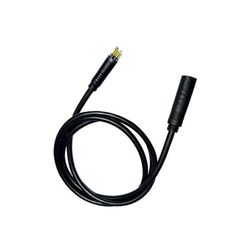 Sähköpyörä 9-nastainen moottorin jatkojohtojohto etupyörän navan moottoreille Sähköpolkupyörän muunnos Musta