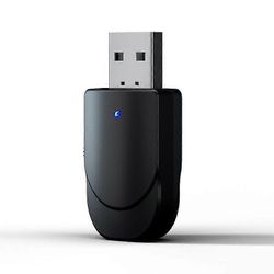 Bluetooth 5.0 -vastaanotinlähetin KN330 2 in 1 kaksoislähtöinen USB-tietokone-TV-autosovitin