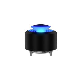 Usb Mosquito Killer Lamp Bærbar Strømbesparende Led Mosquito Killer Lamp Camping Mosquito Killer sort