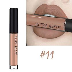Sexet langtidsholdbar vandtæt ultra mat flydende læbestift fugtighedscreme fløjl læbestift kosmetisk skønhed makeup 11