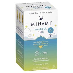 Minami Nutrition MorDHA Mini mansikka Softgels 60