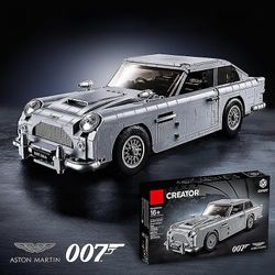 Exwo James Bond DB5 Classic Car 007 Model 1439stk Teknisk 10262 Saml mursten legetøj gaver til til voksen dreng - Blokke - Papirmanual Ingen kasse ...