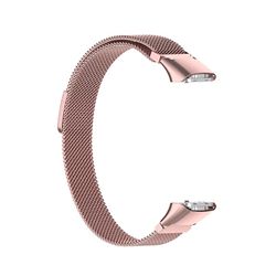 litelamg Udskiftning af håndledsrembånd i rustfrit stål til Samsung Galaxy Fit SM-R370 Rose Pink