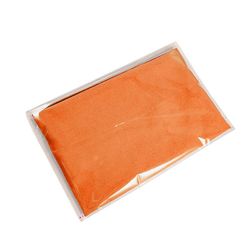 Zhuopai Dobbeltsidet fleece hurtigtørrende håndklæde Transportabelt Yoga fitnesshåndklæde Absorberende mikrofiber sportshåndklæde orange twinset