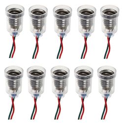 10PCS E10 lamput pohja LED-ruuvikiinnitys pienet lamput pidike valaisin johdinpistorasialla piirille ex