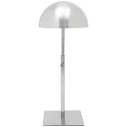 Yleinen metallinen hattuteline ruostumaton teräs hattukorkki näyttöteline hattu näytön pidike säädettävä jalusta Kuten 35X15X12CM