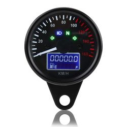 Motorsykkel Speedometer, Universal Motorsykkel Digital LCD Speedometer