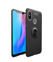 Shockproof rustning sag for xiaomi mix2s med støttefod all inclusive dække sort zpc3951