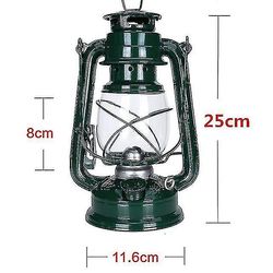 Venalisa Retro Udendørs Camping Petroleum Lampe Olie Light Lantern Middelhavet Style Decor Multifunction Iron