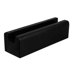 Suorakaiteen muotoinen peilin pidike puinen liukuestetuki kodin sisustukseen 25,00X8,00X7,00 cm 1 sarja Musta 25.00X8.00X7.00CM