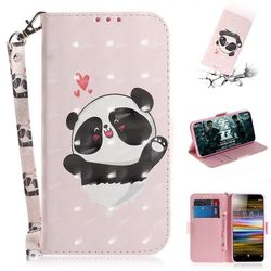 Sitabo Kuviotulostus/kohdevalo Sisustus/söpö Panda Leather Pu -kotelo Sony Xperia L3:lle