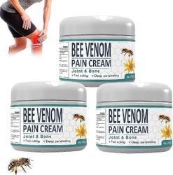 Bee Venom Pain And Bone Cream, New Zealand Bee Venom Pain And Bone Cream, Pain Cream For Waist, Back Hand Feet 3Pcs