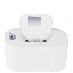Vauvan pyyhe lämpimämpi, 3 lämpötilan lämmityksen säätötilaa Suuri kapasiteetti Top Design Lämmitys Pyyhi lämpimämpi vauvan märkäpyyhkeillä Pussi v...