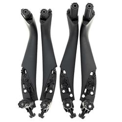 4 kpl vasemman ja oikean auton ovenkahvan sisäpaneelin listoja 5-sarjaan G30 G31 G38 F90 2017-2023 51417438 Musta