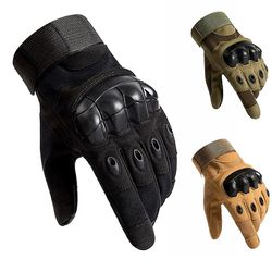 Paintball Airsoft Jagt Shooting Taktisk Handsker Halv hær Grøn XL