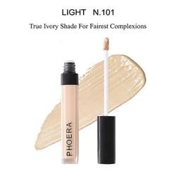 PHOERA 10Colors Nestemäinen Peitevoide Meikkivoide Sileät kasvot Kosteuttava Silkkinen Pitkäkestoiset arvet Akne Suoja Kosmeettinen Meikki N101-nim...
