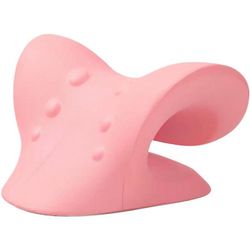 Zch Nakke og skulder relaxer smertelindring nakkepude kiropraktik pude Light pink