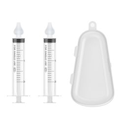 Baby Nose Clean Needle Nasal Aspirator - Hvit Silica Gel, trygt og effektivt Baby Care Tool