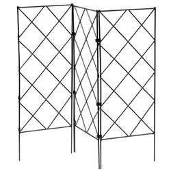 3kpl taitettavaa kasvikaari kiipeilysäleikkökehystä Puutarhakukkakasvi kasvaa tuki metalli rautasäleikkö seinä musta 3 Sheet