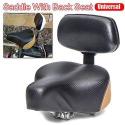 leveä Comfort Cruiser kolmipyöräinen pyörä polkupyörän satula istuintyyny selkänojalla musta