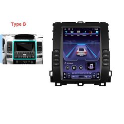 JIULUNET Autoradio multimedia Toyota Land Cruiser Prado 120 2002- 2009 navigointi Android Auto Video DSP