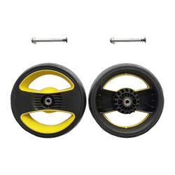 2x lastenvaunun pyörät lisävarusteet Kumirattaiden varaosat lemmikkivaunujen vaihtoon Vaunuvaunun pyöräsarja takapyörä