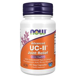 NOW Foods Nyt Foods Advanced UC-II Joint Relief, 60 kasviskorkkia (3 kpl pakkaus)