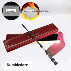 Harry Potter Hermion Humlesnurrstav Ekte flamme Shooting Wand Real Fire Gaver B