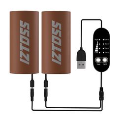 IZTOSS moottoripyörän lämmityskahvan suojus sähkölämmitteinen ohjaustangon lämmitin älykäs talvilämmitys Ruskea