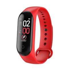 M4 Sport Smart Band Smart Watch verenpainemittari älykäs ranneke Smartwatch rannekoru punainen