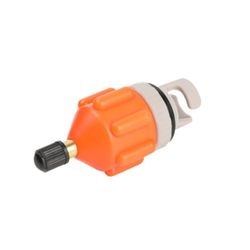 Nylon kajak oppustelige pumpeadapter holdbar luftventil adapter Orange