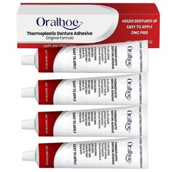 Termoplastinen hammasproteesiliima Pitkäkestoinen hammasproteesin kiinnitysliima parantaa mukavuutta Hammasproteesin hoitotuotteet Odontologia 4pcs