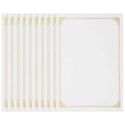 10 kpl tyhjä todistuspaperi A4 todistus paperi tutkintotodistus paperi tulostettava tyhjä paperi vuoraus tyhjä todistuspaperi Golden 29.70X21.00X0....