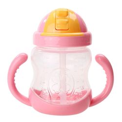280 ml Sød Baby Dobbelt Håndtag Baby Træner Kop Nyfødt Baby Type Kop Børn Børn Baby Fodring Drikkevand Kop-10