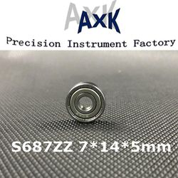 Særtilbud Ankomst Gratis forsendelse 10stk S687zz S687 Zz Lejer 7x14x5 Mm 687zz Rustfrit stål Kugle Ddl-1470zz