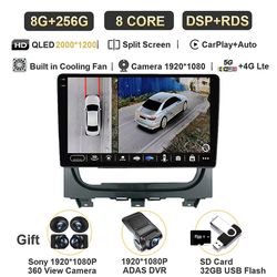 Hikig Android 13 Til Fiat Strada Idé 2012-2016 Bilradio Multimedievideo DVD-afspiller Navigation GPS Automotive Multimediehovedenhed 2K 8G-256G 360...