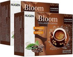 1-5box Nugen Bloom kollagen kaffe-ren økologisk kaffe 2BOX