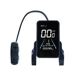 Sähköpyörän näyttö 36V-72V vedenpitävä LCD-näyttö NC-81F sähköpyörän paneelin kojelauta, vedenpitävä
