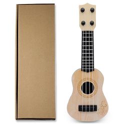 Børns Mini Fire-strenget Guitar Music Oplysningstiden Instrument beige